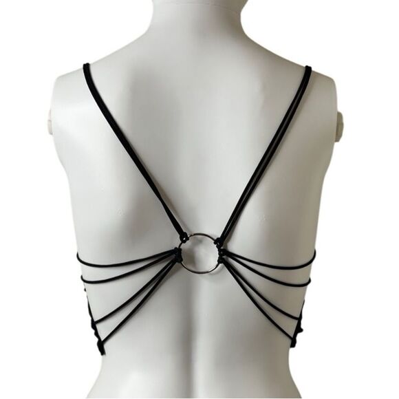 SHEIN open back crop top black Size XS - Picture 2 of 2